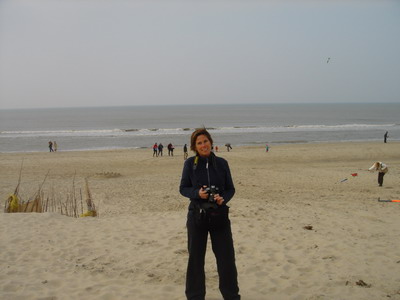 katie on the beach